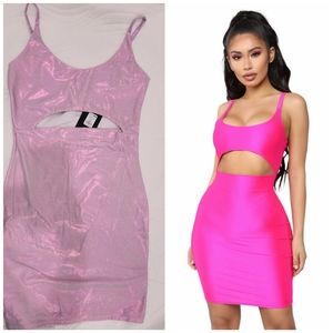 Mini pink dress- Fashion Nova